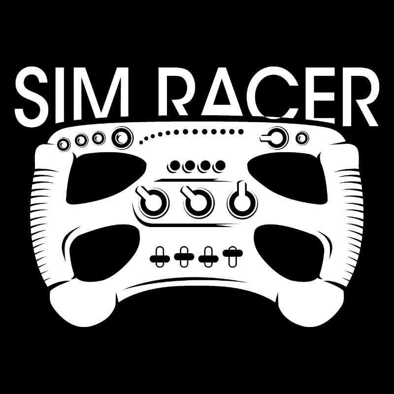 Sim Racer Gaming Volant Formula Racing Logo