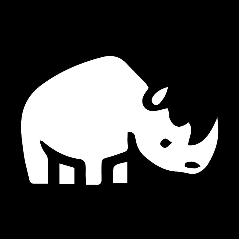 Illustration de rhinocéros mignon !