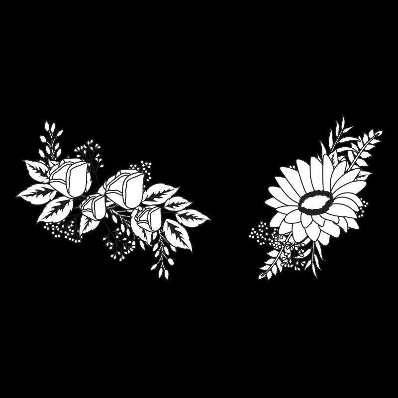 Nummer 81 Schwarze Blumen - 81. Blumengeburtstag