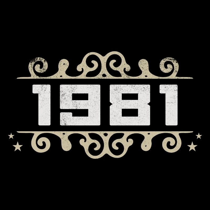 Millésime 1981 Rétro Anniversaire 1981 Millésime 1981