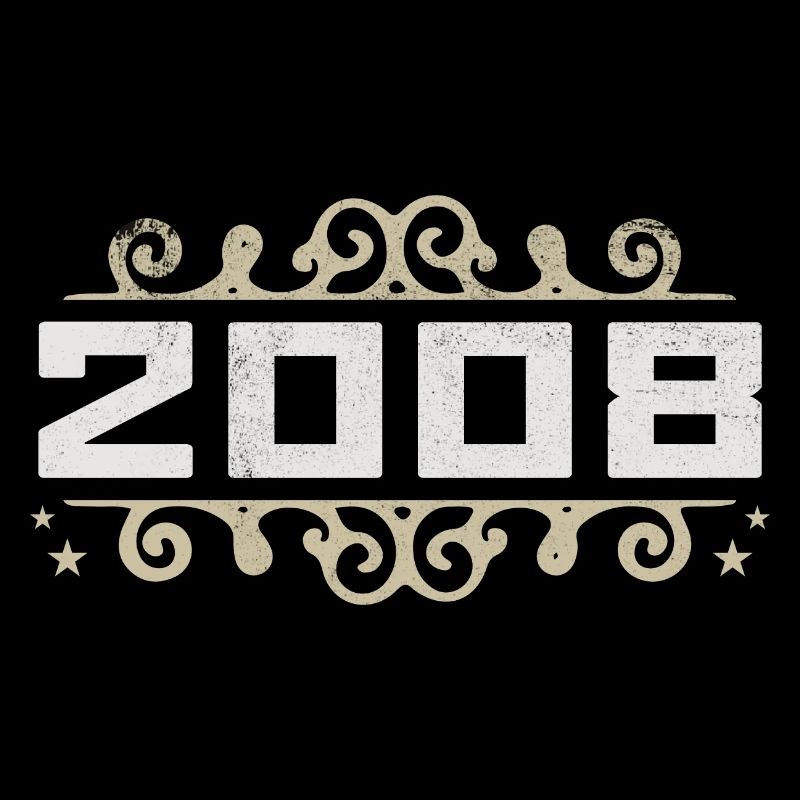 Millésime 2008 Rétro Anniversaire 2008 Millésime 2008