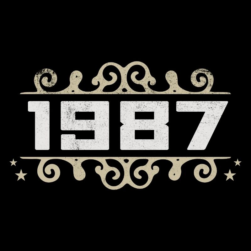 Millésime 1987 Rétro Anniversaire 1987 Millésime 1987