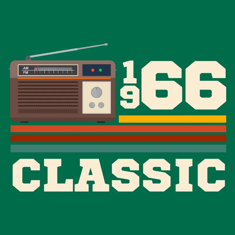 Anniversary 1966 retro classic