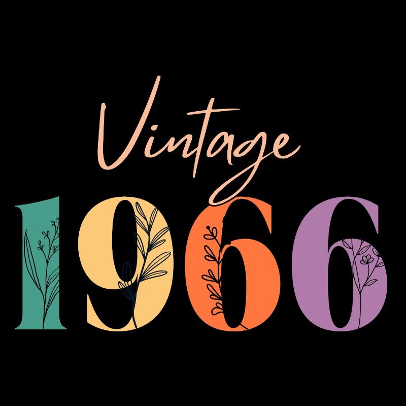 Vintage 1966 florale