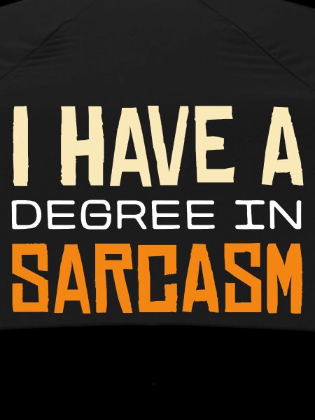 Sarcasm Graduation T-Shirt Design