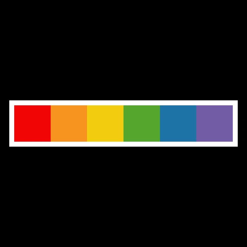 LGBT CSD Shirt rainbow white