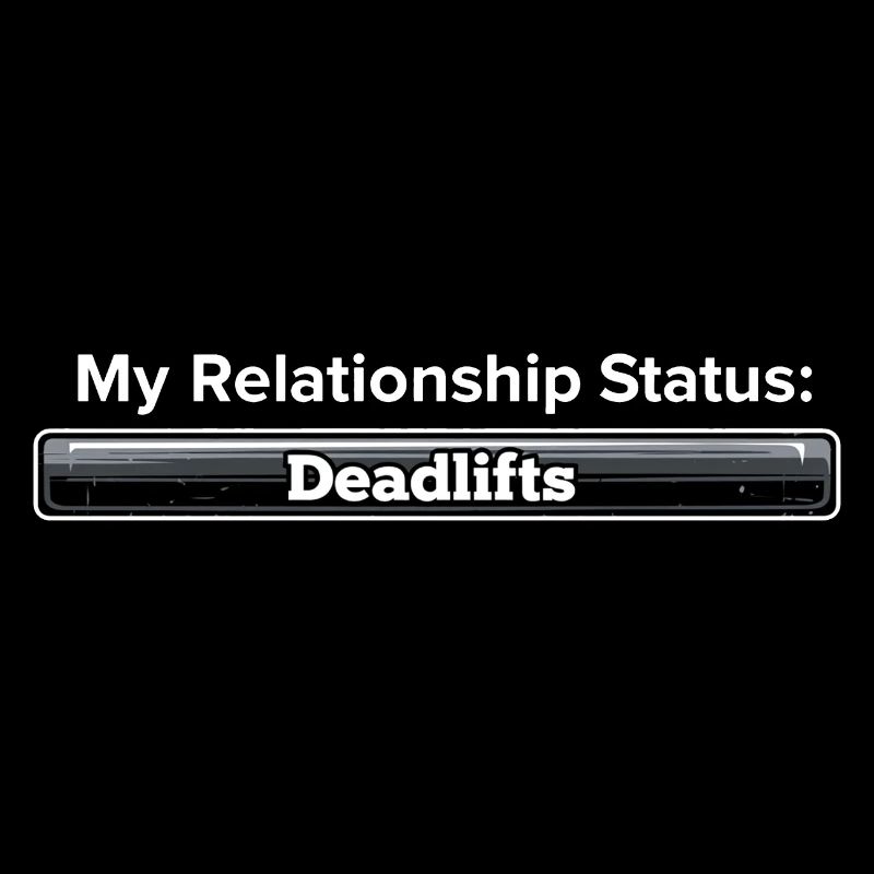 Mon statut relationnel : Deadlifts Drôle Gym