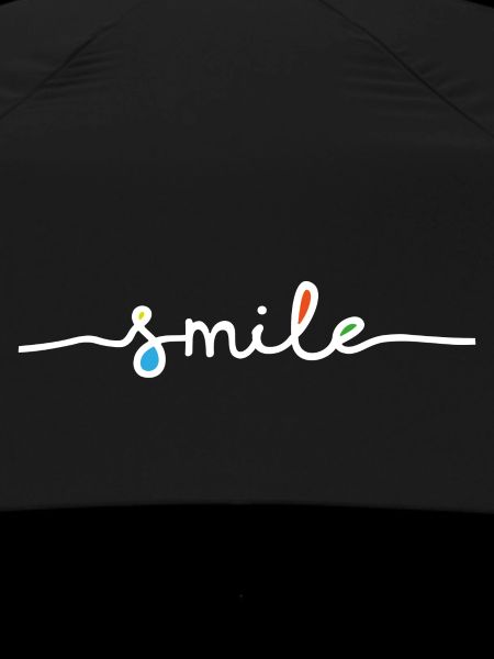 Smile font white