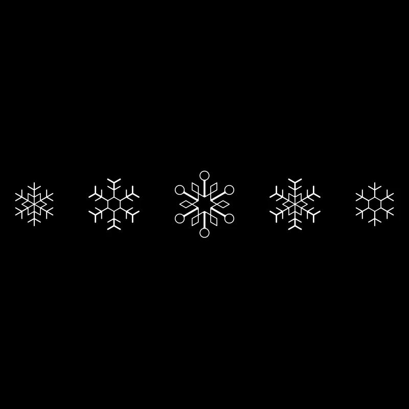 Five Snowflakes