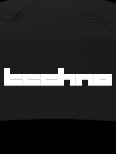 Techno-Musik geometrisches Logodesign
