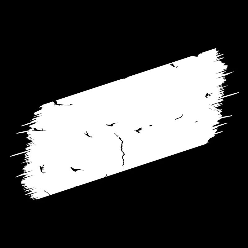 Klecks geneigt mit Rissen | Marker (Vectorgraphic)