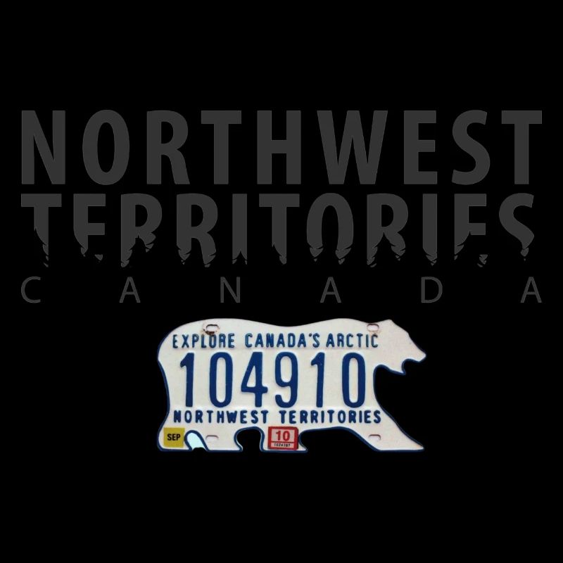 Northwest Territories with Polar bear licence plate