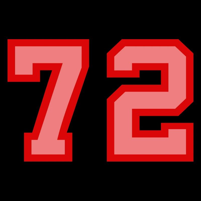 Cool Retro Retrostyle Jersey Number Back Number