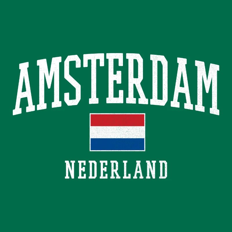 Conception du drapeau Amsterdam NL