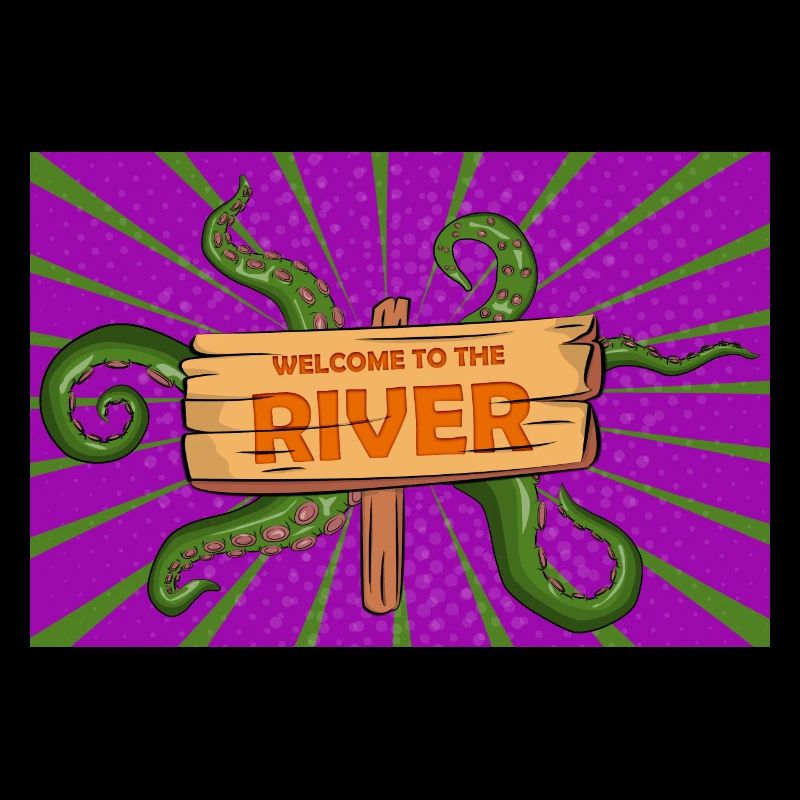Willkommen im River Spooky Halloween Comic Style