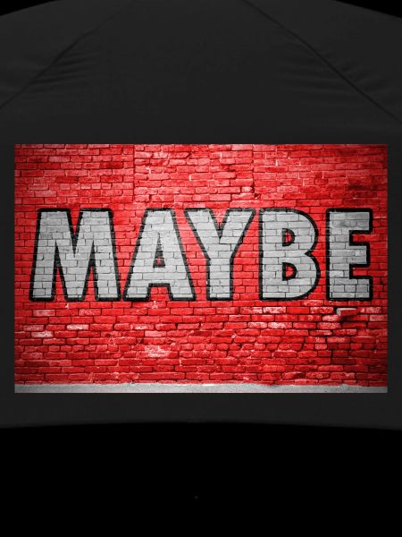 Maybe Brick Wall Graffiti