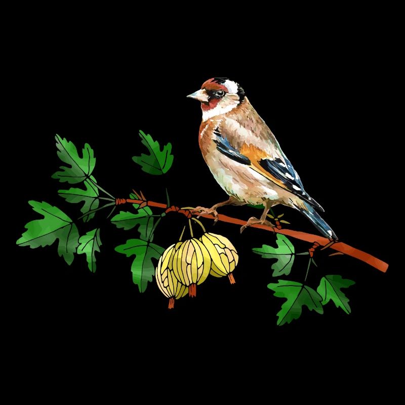 Bunter Vogel