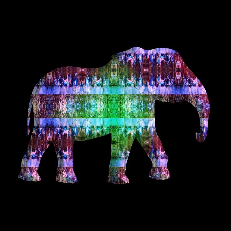 bunter Elefant