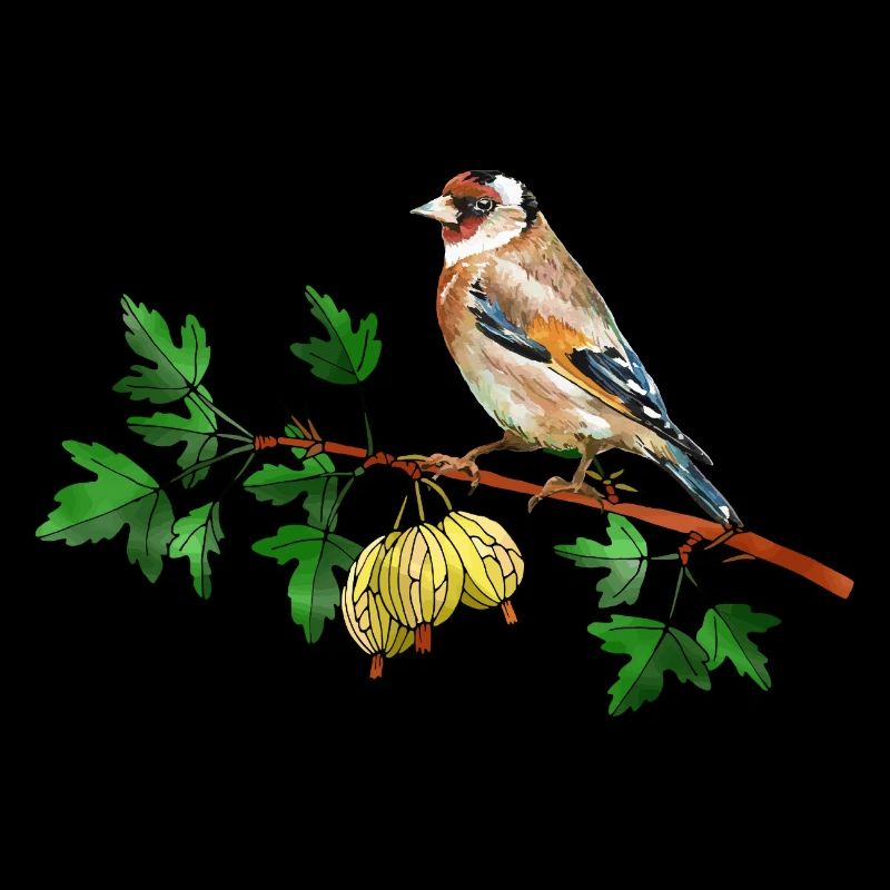 Bunter Vogel