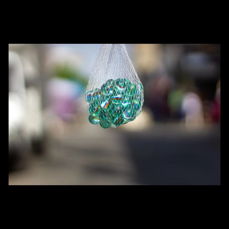 Der Sack mit Murmeln