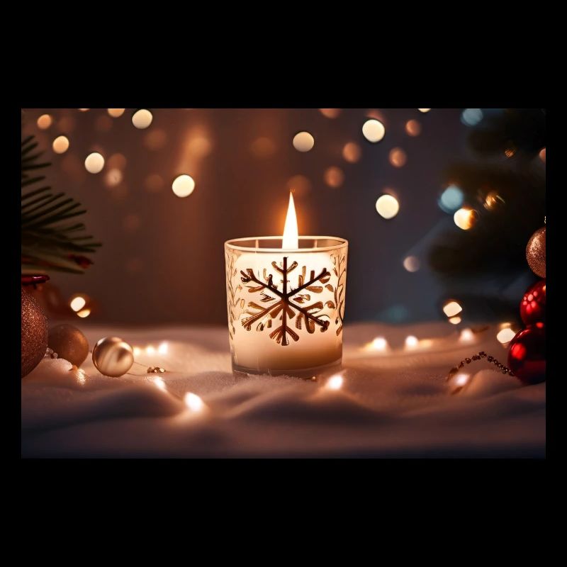Christmas candle