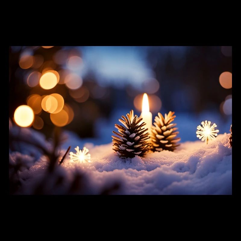 de Noël dans la forêt