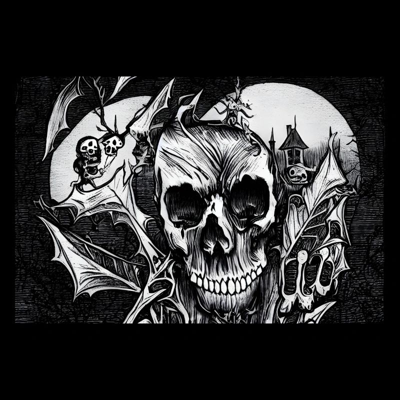 Halloween-Totenkopf