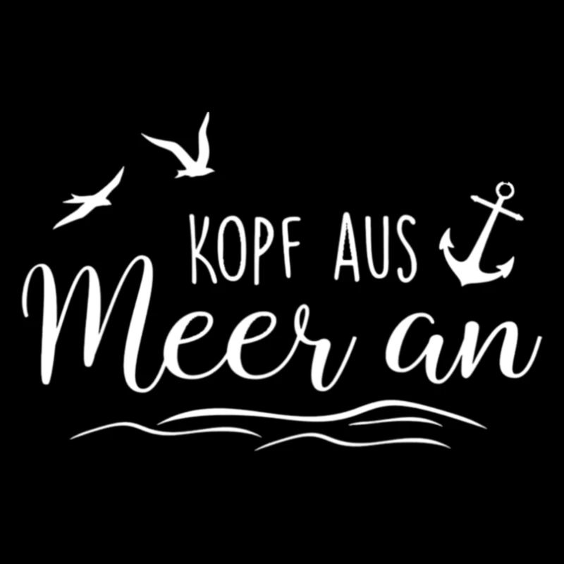 Kopf aus Meer an maritimes Design