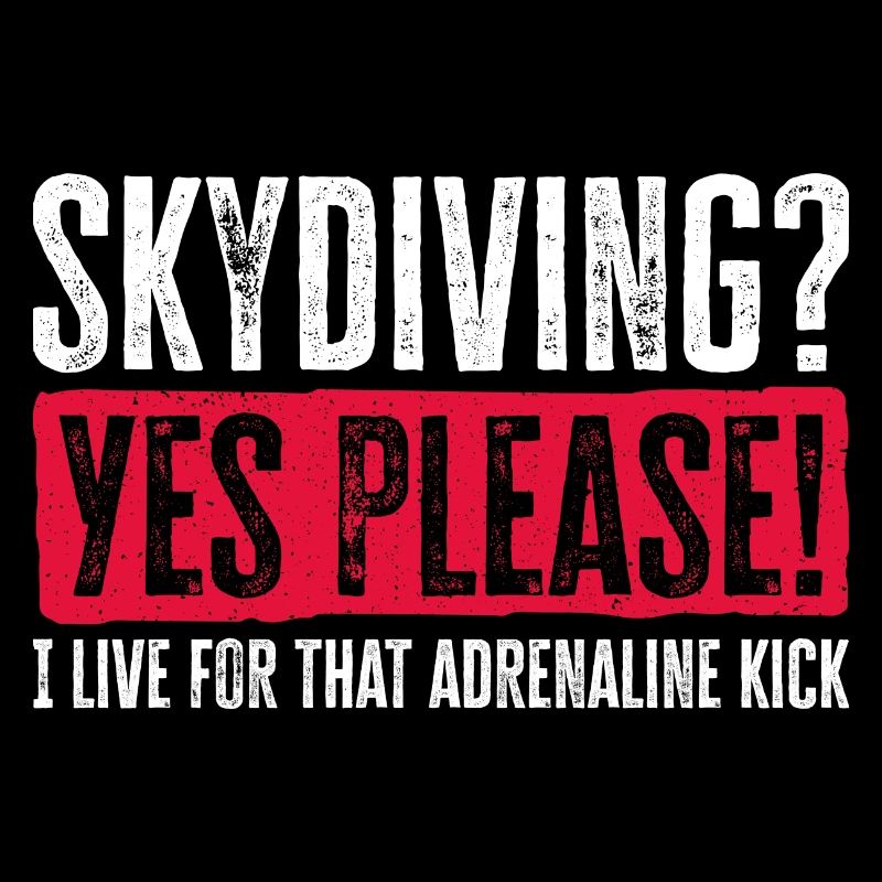 Sky Dive Fever Design. Perfektes Adrenalin-Geschenk