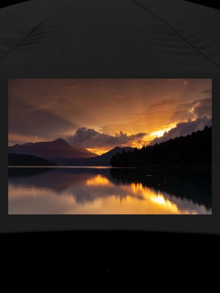 Abendrot am Walchensee
