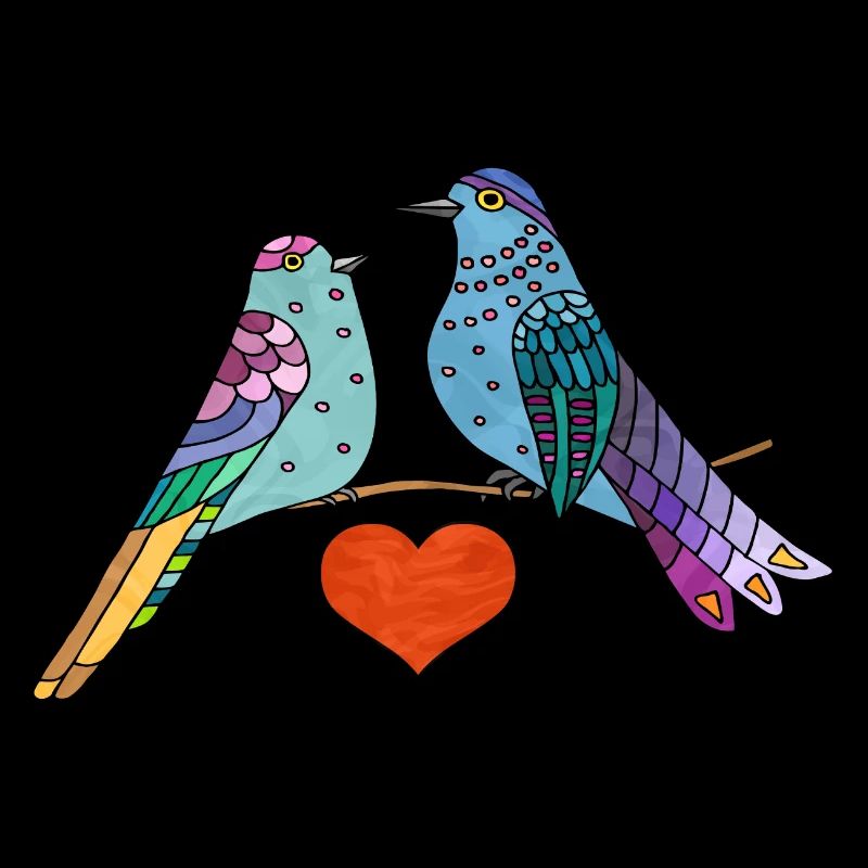 Oiseaux colorés