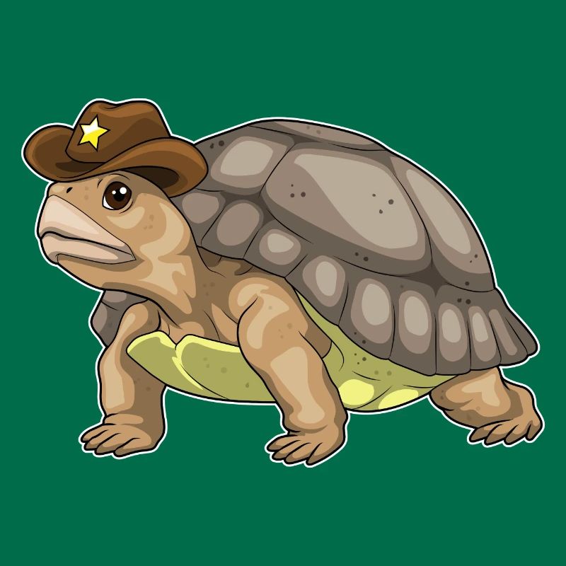 Turtle Sheriff Sheriff's Hat