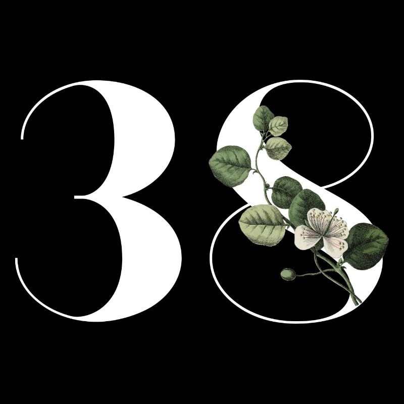 Nummer 38 Blumengrün - 38. Blumengeburtstag