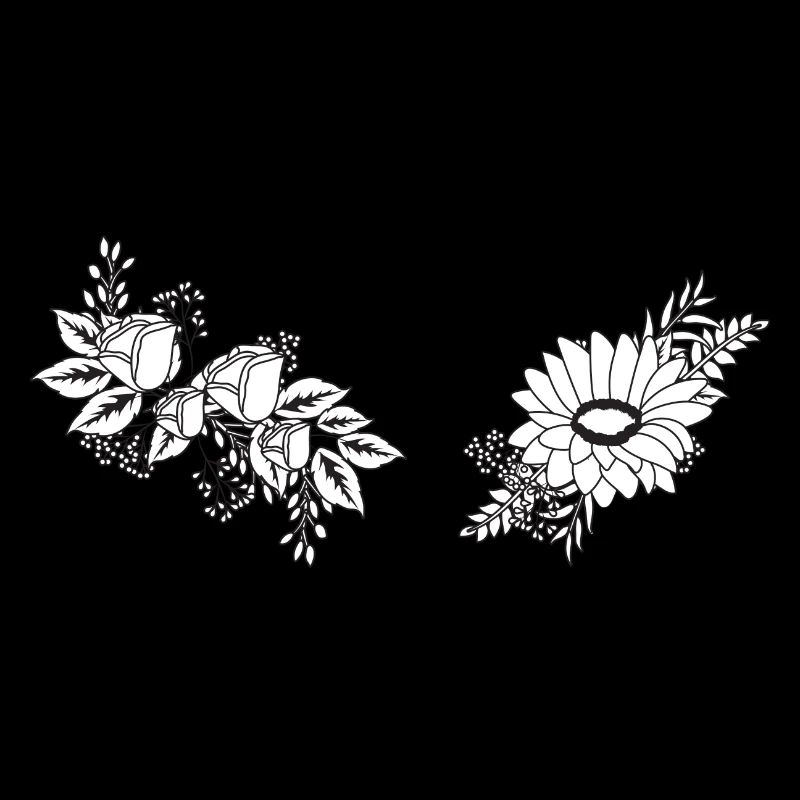 Nummer 91 Schwarze Blumen - 91. Blumengeburtstag