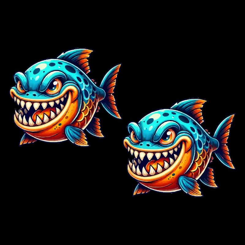 Piranha Bande dessinée Poisson 2