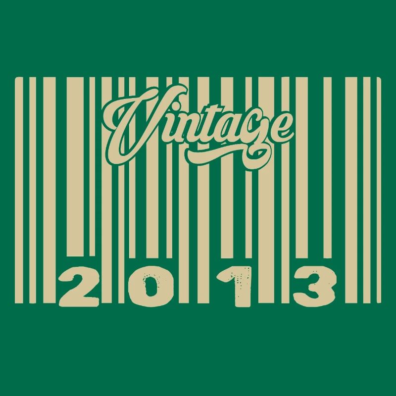 vintage 2013 Barcode 2013: Year 2025.