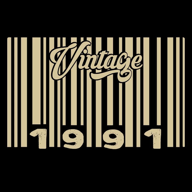 Vintage 1991 Barcode 1991: Year 2025.
