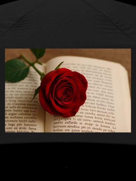 Book and rose