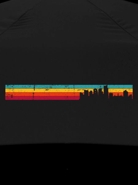 Sunset Skyline Stripes
