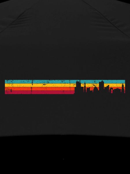 Dämmerung Regenbogen Skyline