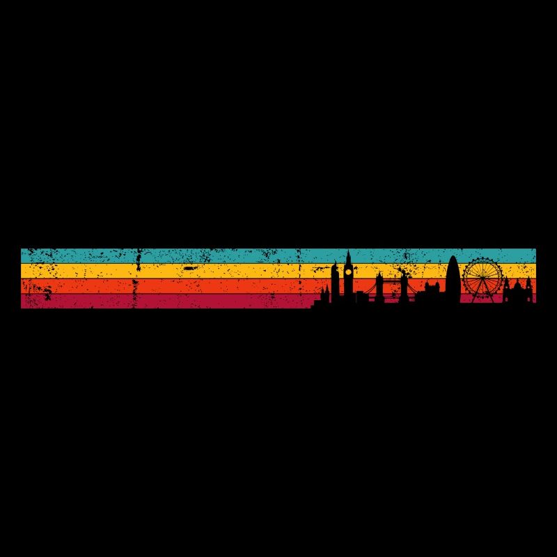 Rétro skyline de Londres