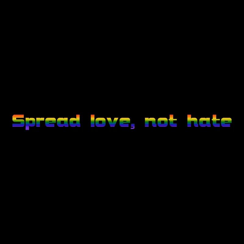 Spread love, not hate Rainbow♥ (long)