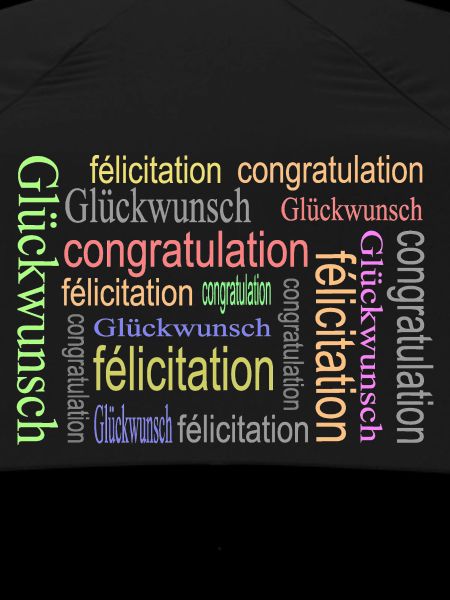 Glückwünsche Text Design