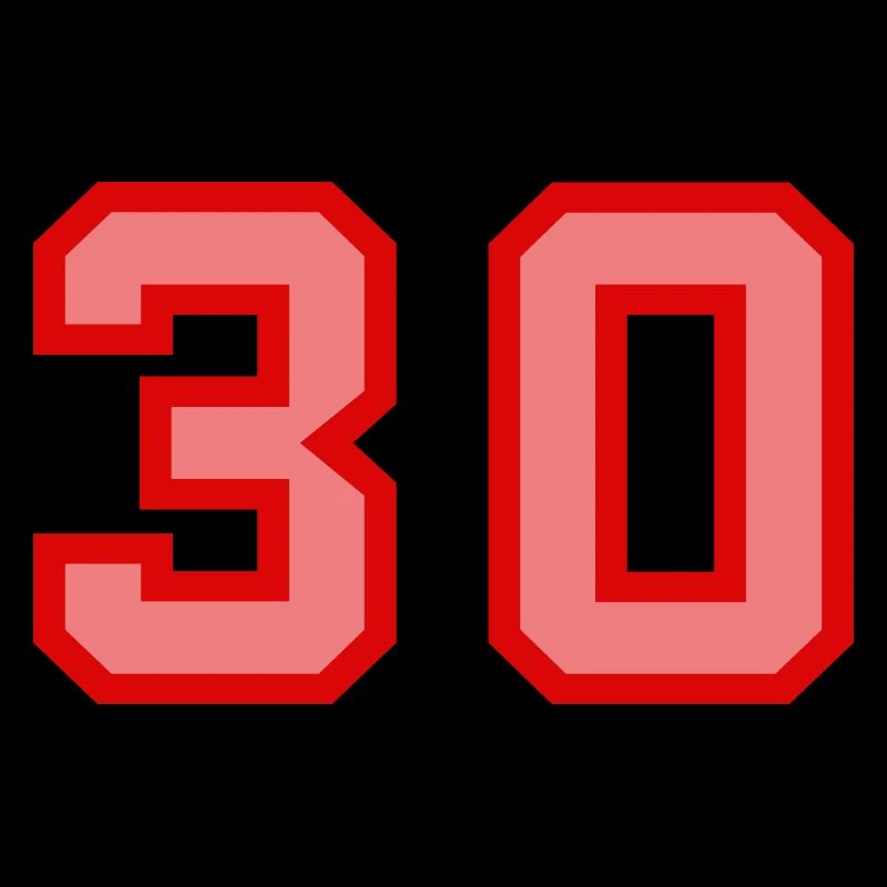 Cool Retro Retrostyle Jersey Number Back Number