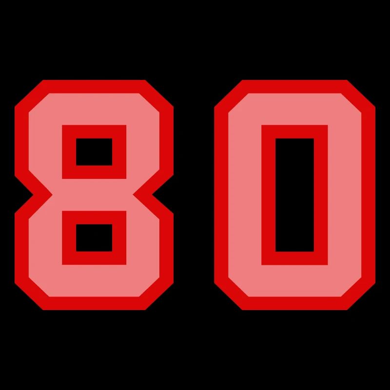 Cool Retro Retrostyle Numéro de maillot numéro de dos