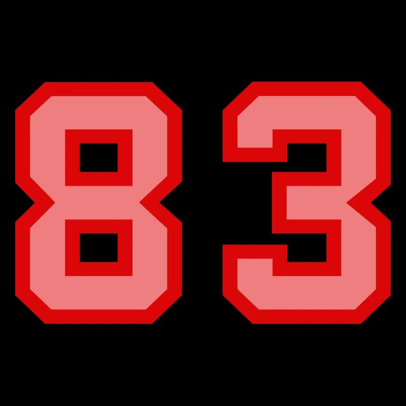 Cool Retro Retrostyle Jersey Number Back Number