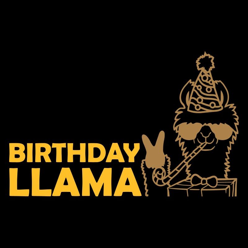Cool Birthday Llama Sunglasses