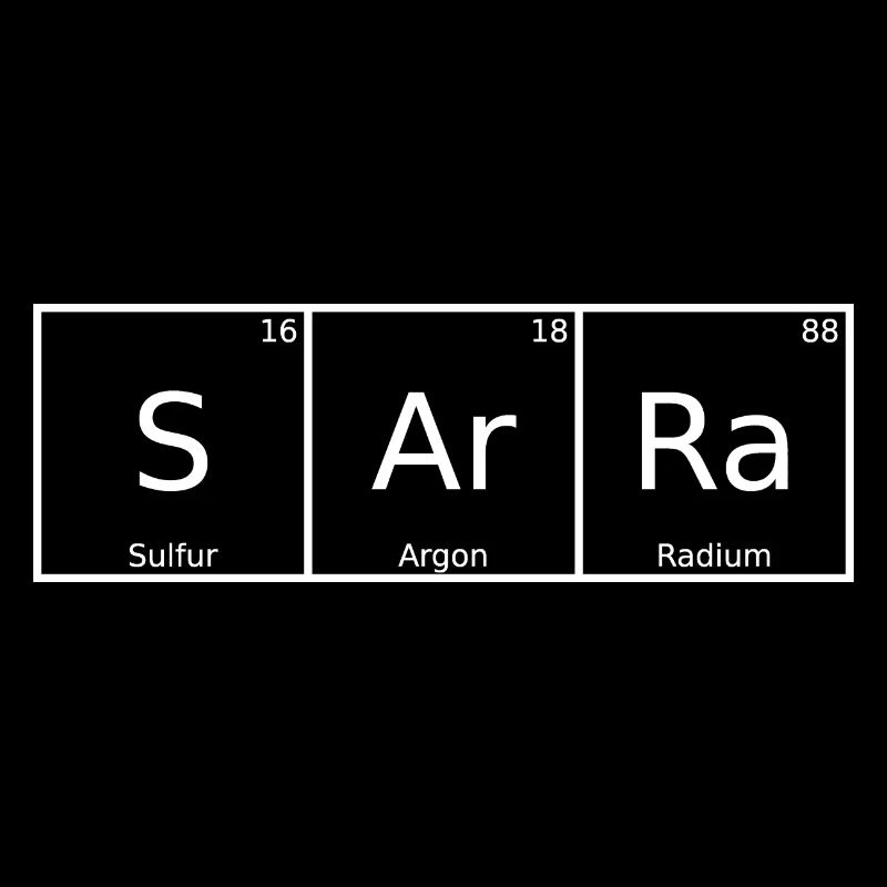 Sarra Nom Prénom Chimie Tableau périodique Éléments