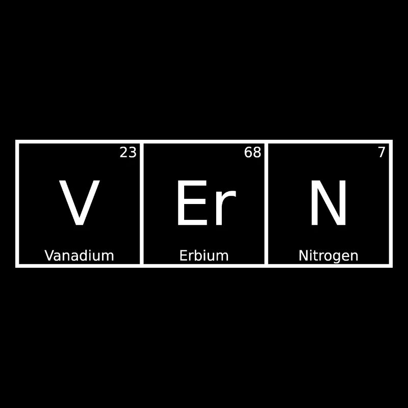 Vern Nom Prénom Chimie Tableau périodique Éléments