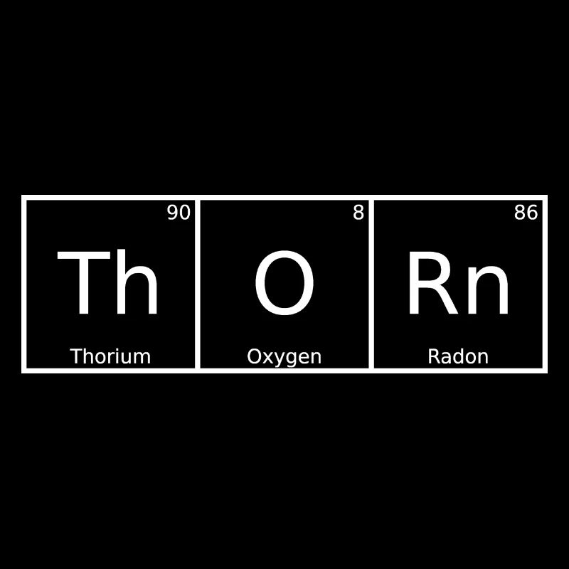 Thorn Nom Prénom Chimie Tableau périodique Éléments